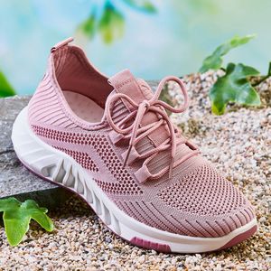 Textiel sneaker , roze