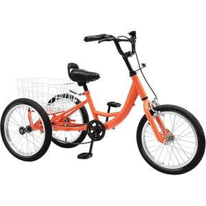 Gran Vida® - Driewieler voor Kinderen - 16 Inch - Lichtoranje