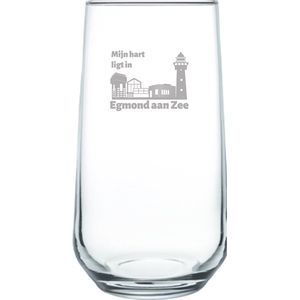 Gegraveerde Drinkglas 47cl Egmond aan Zee