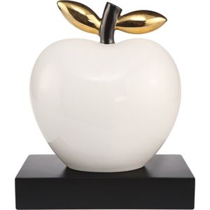 Goebel - Studio 8 | Decoratief beeld / figuur Appel | Porselein - 28cm - Limited Edition - met echt goud