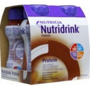 Nutricia Nutridrink Protein 200 ml Chocolade 4 stuks