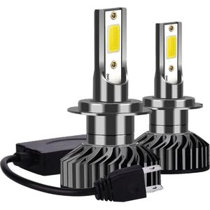 TLVX H7 55 Watt Canbus LED lampen – Storingsvrij – Koplampen – Auto - Motor - Headlights - 8000K wit licht – Autoverlichting – 12V – 55w halogeen vervanger - Dimlicht – Grootlicht – 32.000 Lumen (2 stuks)