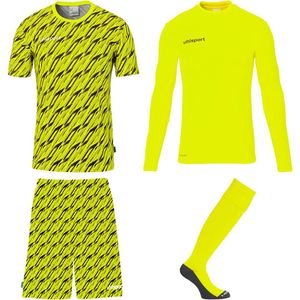 Uhlsport Progressive Goalkeeper Bundle Fluo Yellow Black