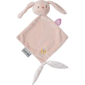 Nattou Knuffeldoekje Doudou Konijn - Alice en Pomme - 30x20 cm - Poederroze