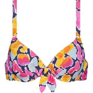 Cyell voorgevormde beugel bikinitop Flower Fantasy roze/geel/blauw maat 38B