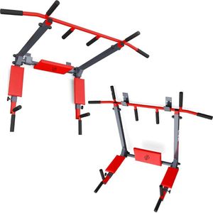 Equivera Pull Up Station - Power Tower Pro - Dip Station - Krachtstation - Pull Up Bar - Krachttraining - Incl. E-Book