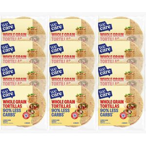 WeCare - Lower Carb - Whole Grain Tortillas - 12 x 160 gr