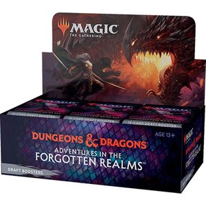 Magic The Gathering: Adventures in the Forgotten Realms Draft Boosters (36 Packs) - EN
