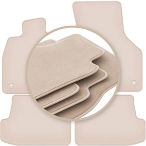 PREMIUM beige matten voor: Seat Leon III hatchback, stationwagen, variant 2012-2020