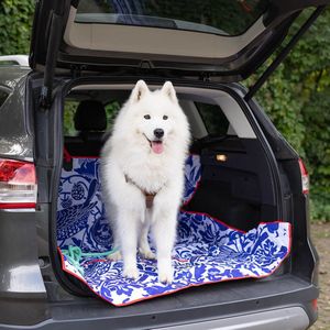 DWAM Autobeschermdeken hond – Hondendeken - Autodeken Hond - Autokleed – Blauw – Stof – One size – 139 x 140 cm – Dutchie