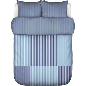 MARC O'POLO Ellan Dekbedovertrek Cool Cobalt - Lits-Jumeaux XL – 260x200/220 cm