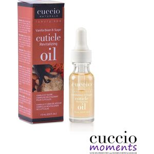 Cuccio Cuticle Revitalizing Complex Oil 15ml Vanilla Bean & Sugar- Verzorgende nagelriemolie - Hydrateert en verzorgd - Beschermd en geneest de nagelriemen - Nagels - Ideaal voor je eigen Spa - Ritueel @ Home