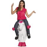 Boland - Kostuum Funny unicorn (one size) - Volwassenen - Eenhoorn - Fantasy - Unicorn