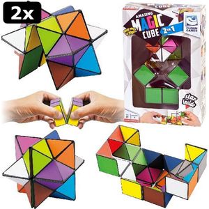 2x Clown Games 2in1 Magic Cube