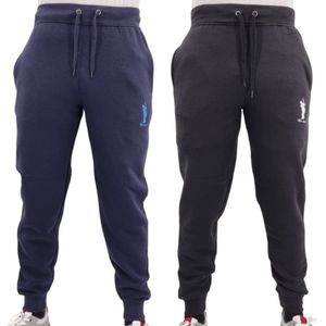 Hitman - 2-Pack - Joggingbroek Heren - Heren Trainingsbroeken- Katoen - 1 x Blauw en 1 x Zwart - Maat S