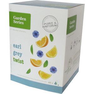 Zwarte Thee - Earl Grey Twist - Garden Series Box  (48 piramidebuiltjes)