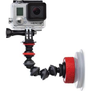 Joby Suction Cup & GorillaPod Arm - Zuignap voor GoPro - Zwart/Rood