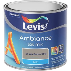 Levis Ambiance Lak Satin Mix - Shady Brown C60 - 0,5 L
