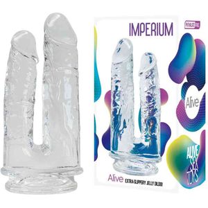 Imperium Double Dildo Jelly Clear