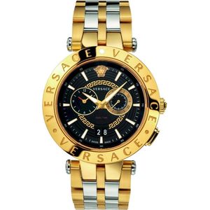 Versace VEBV00519 horloge mannen - Roestvrij Staal - goud