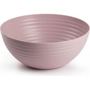 Plasticforte Serveerschaal/saladeschaal - D25 x H10.5 cm - kunststof - roze - 3500 ml