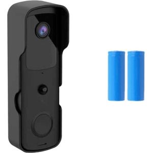 DrPhone HDV1-A – Smart Home Video Deurbel – Camera Met Nachtvisie & Infrarood – Camera Met Mobiele App – Bewegingsdetectie - Zwart