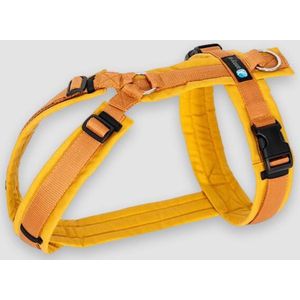 AnnyX Hondentuig - Y-tuigje - Amber - maat S - Borstomvang 52-64cm - Gewicht hond 9 -19 kg