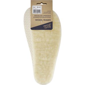 Wool warm insoles for barefoot shoes - inlegzooltjes maat 25-34