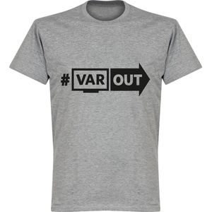 VARout T-Shirt - Grijs/ Zwart - L