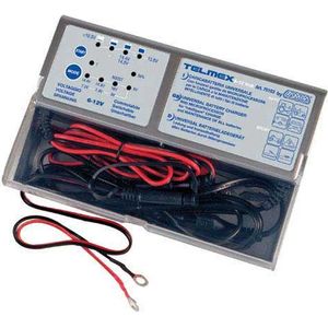Acculader “Telmex” 6 -12 V 7A - accu trainer - beveiligd tegen ompoling & oververhitting - lood - gel accu