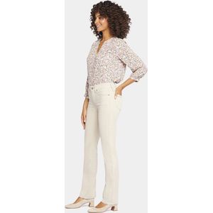 NYDJ Marilyn Straight Jeans Beige Waist-Match™ Gekleurde Denim | Feather