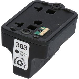 PrintAbout huismerk Inktcartridge 363 (C8721EE) Zwart geschikt voor HP