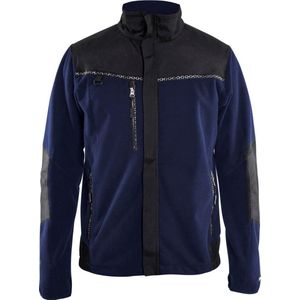 Blåkläder 4955-2524 Fleece jack functioneel Marineblauw/Zwart maat XL
