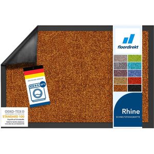 Karat Deurmat - Droogloopmat - Schoonloopmat - Rhine - Sudan Brown - 135 x 200 cm