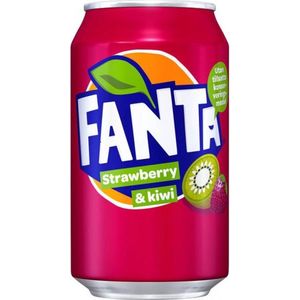 Fanta Strawberry & Kiwi 24 x 330ml / Inclusief Statiegeld
