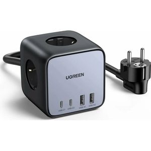 Ugreen Powercube Stekkerdoos - met USB C + USB A + AC 230V