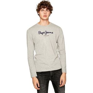 Pepe Jeans Eggo T-shirt Met Lange Mouwen Grijs L Man