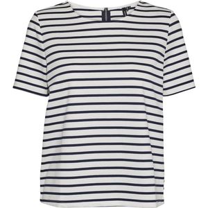 VERO MODA VMABBY SS ZIP TOP JRS NOOS Dames T-shirt - Maat XS