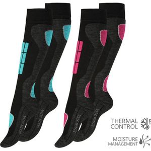 STARK SOUL | Performance Ski Socks | Skisokken | Warme sokken | 35-38 - 2 PAAR