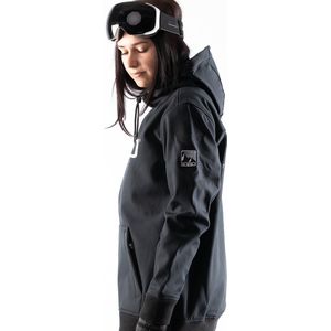 Ten Eighty BELLE-T Dames Softshell Hoodie Koraal XL - Anorak - Wintersportjas - Hoodie