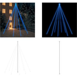 vidaXL Kerstboomverlichting 1300 LED's binnen/buiten 8 m blauw - LED-boomverlichting - LED-boomverlichtingen - Kerstverlichting - Kerstverlichtingen