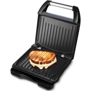 George Foreman 25041-56 Steel Grill Family - Contactgrill - Grijs