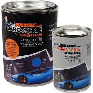 Foliatec Carbody Spray Film Sealer - helder mat - 2x 1L Sealer + 1x 1L Verharder