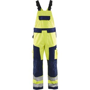 Blaklader Bretelbroek High Vis 2660-1811 - High Vis Geel/Marineblauw - C160