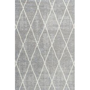 Vloerkleed Brinker Carpets Diamo Silver - maat 155 x 230 cm