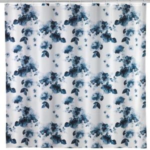 Douchegordijn 180x200cm polyester Rose blauw