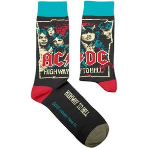 Sock Affairs herensokken AC/DC highway to hellback in black