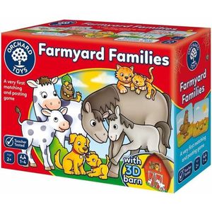 Orchard Toys - Farmyard Families - Koppel de boerderijdieren aan hun baby's - 4 spelmanieren - vanaf 2 jaar