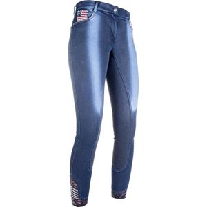 HKM Rijbroek -USA- denim jeansblauw 42