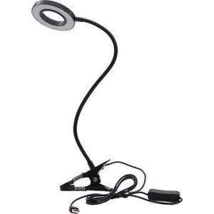 Seco - Bureaulamp - Led - 5W - USB - dimbaar - Plastic/ABS - zwart - FX11B